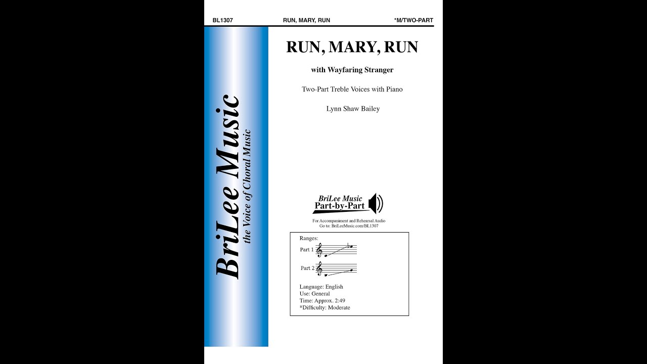 Run, Mary, Run (BL1307) Traditional Spiritual arr. Lynn Shaw Bailey