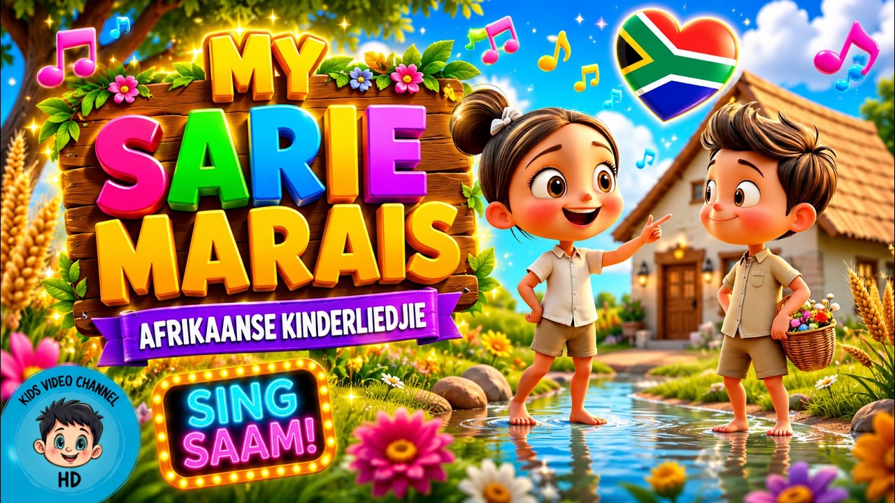 Afrikaans Kinderliedjies | My Sarie Marais | Kids Video Channel HD
