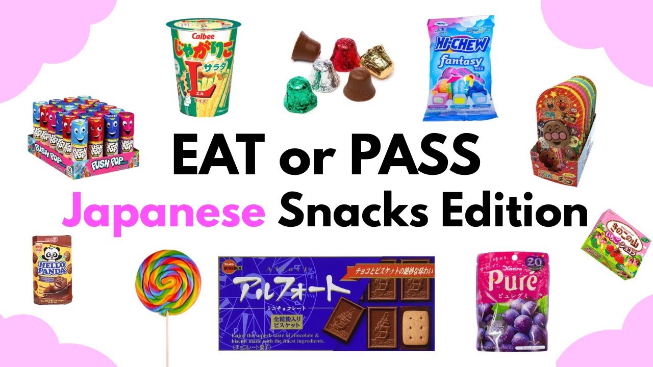 JAPANESE SNACKS 🇯🇵 | EAT or PASS? 🤔 #JapaneseSnacks #EatOrPass