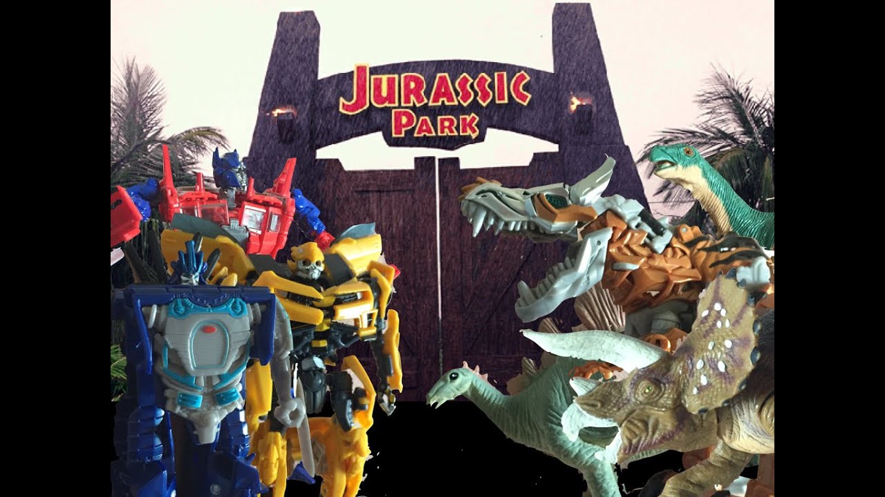 Transformers VS Jurassic Park  | Stop Motion Parody |
