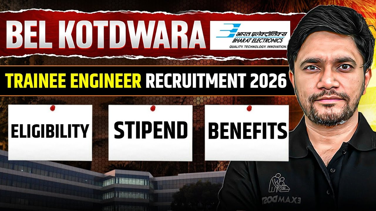 BEL Kotdwara Trainee Engineer Recruitment 2026 | Eligibility | Stipend & Benefits | Khemendra