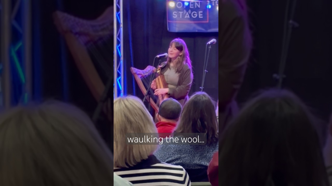 A folk song about faeries assisting with heritage woolcraft… 