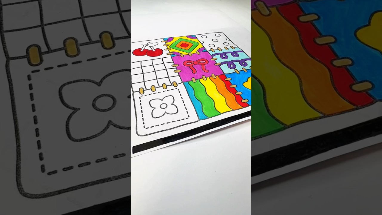 Relaxing Mandala Coloring ASMR ✨ Satisfying Patterns & Calm Vibes #shorts
