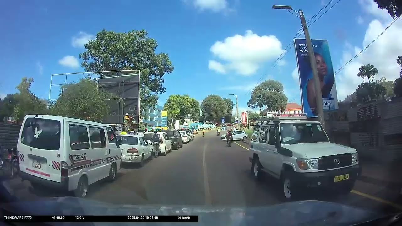 Driving in Africa: Zomba town, Apr. 29, 2025