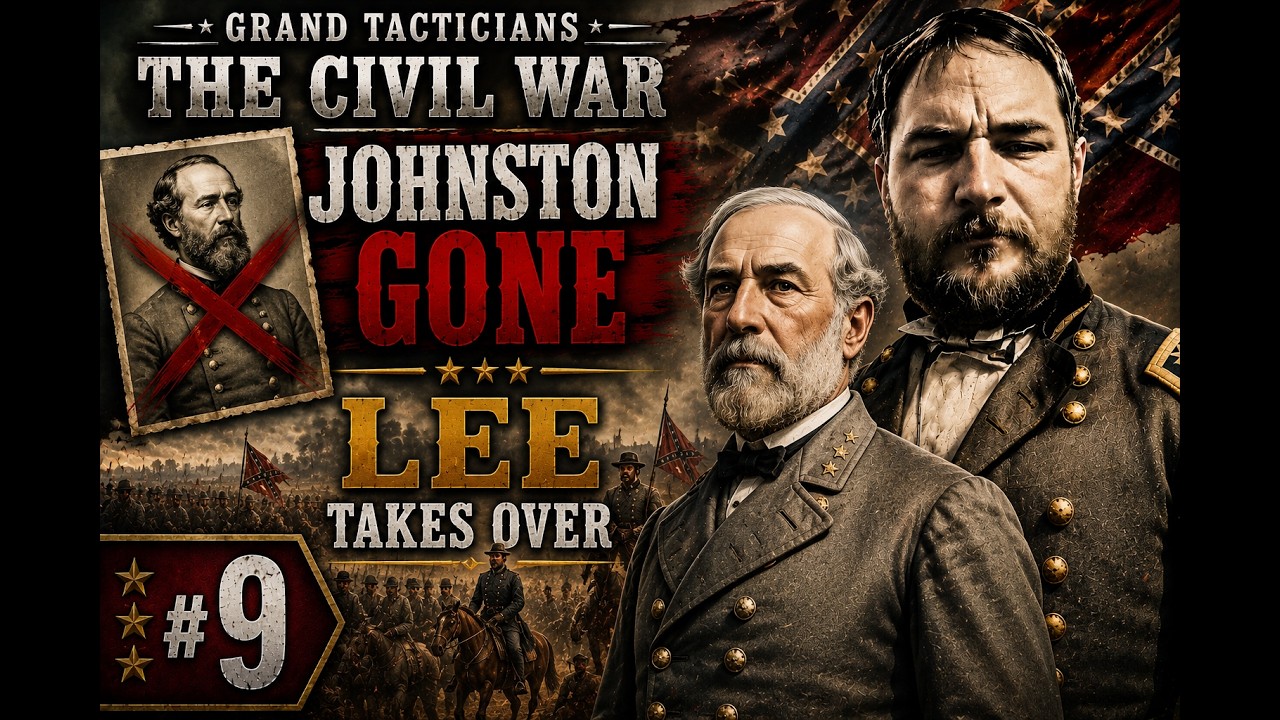 Johnston Is Gone... Lee Takes Command! | Grand Tactician Civil War Ep. 9