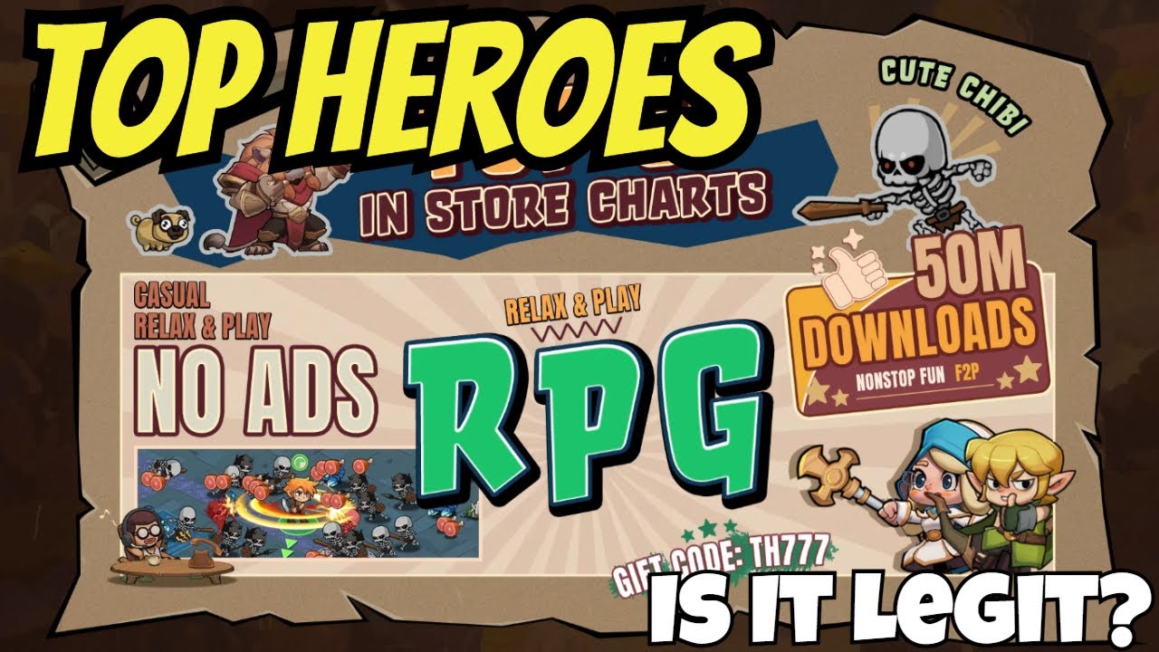 Top Heroes: Kingdom Saga - Hype Impressions/Is It Legit?