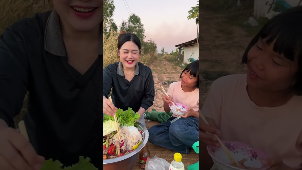 ตำตรีนไก่กินซุมกัน อยู่ไฮ่อยู่นาจ้า