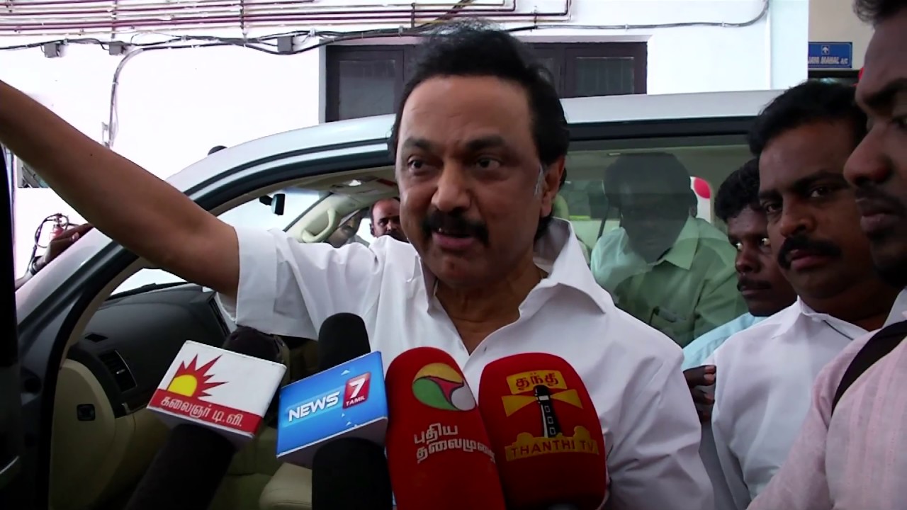 Thalapathy MK Stalin asks probe on suspicious movement of vehicles