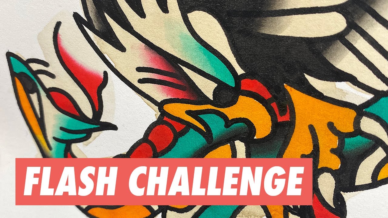 Tattoo Flash Challenge [Traditional Battle Royale Tattoo]