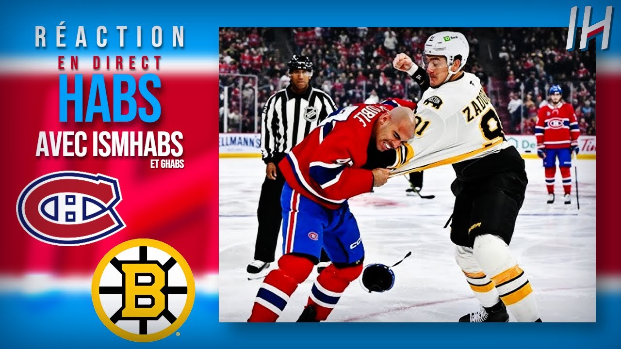 🔴 LIVE | CANADIENS VS BRUINS | UNE PAIRE STRUBLE-HUTSON C'EST QUOI CA BRO
