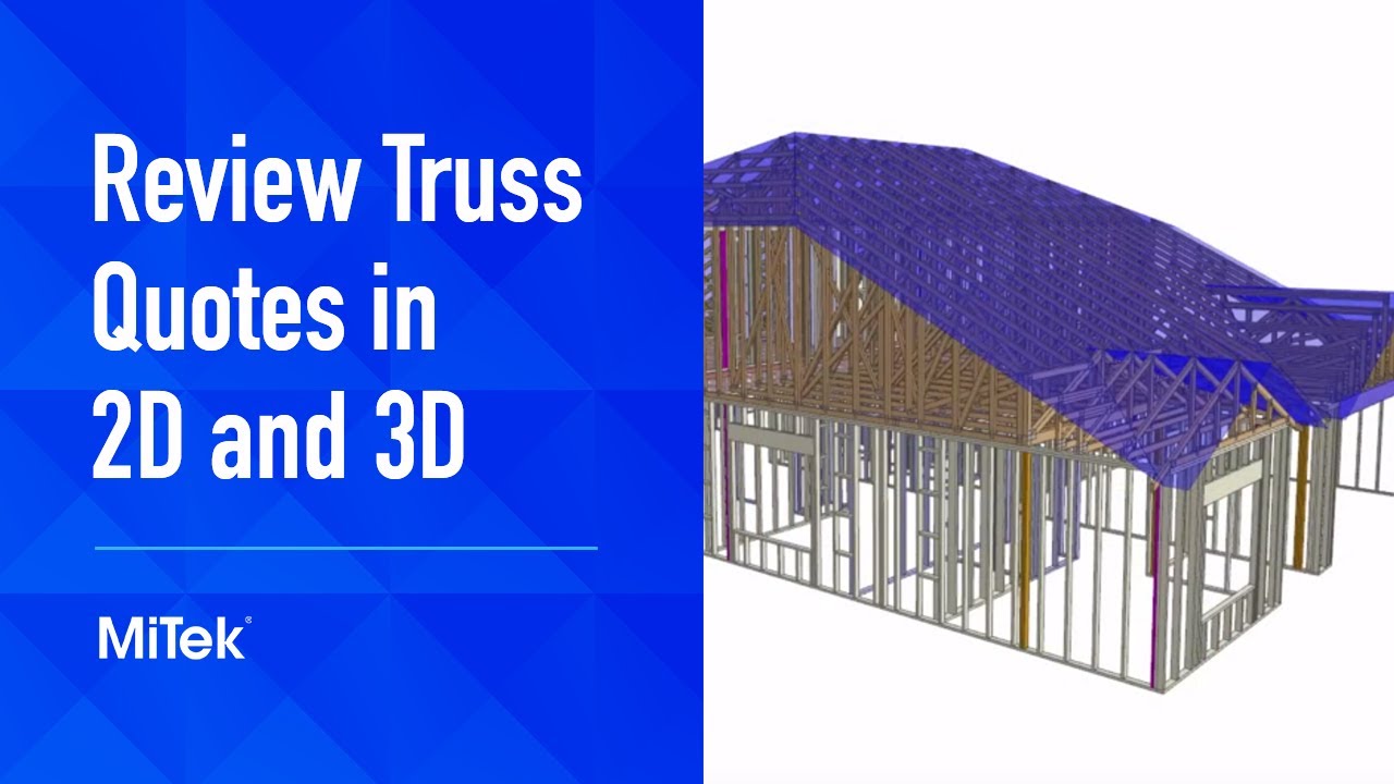 MiTek SAPPHIRE&reg; Viewer Software: 2D and 3D Virtual Quotes at Pioneer Truss (2019 Customer Story)