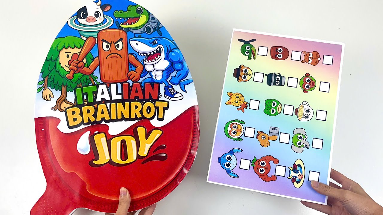 🎶 Paper DIY🎶 Top 3 Italian Brainrot BLIND BAG Unboxing: Box or Bag or Kinder Joy | How to make