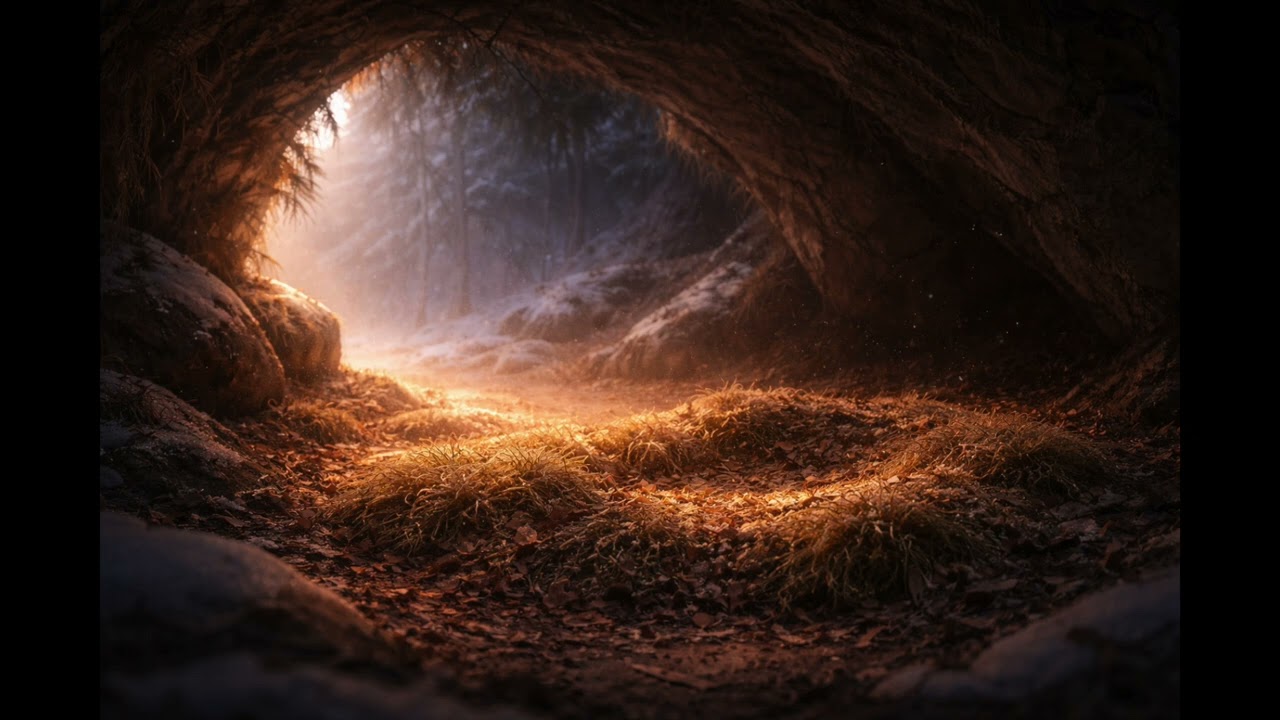 Einschlafmeditation für Erwachsene: Wald & Höhle der Winterruhe