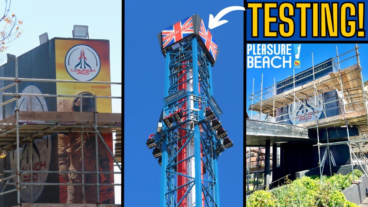 Launch Pad Update | 17th April 2025 | Blackpool Pleasure Beach | NEW SOUNDTRACK?