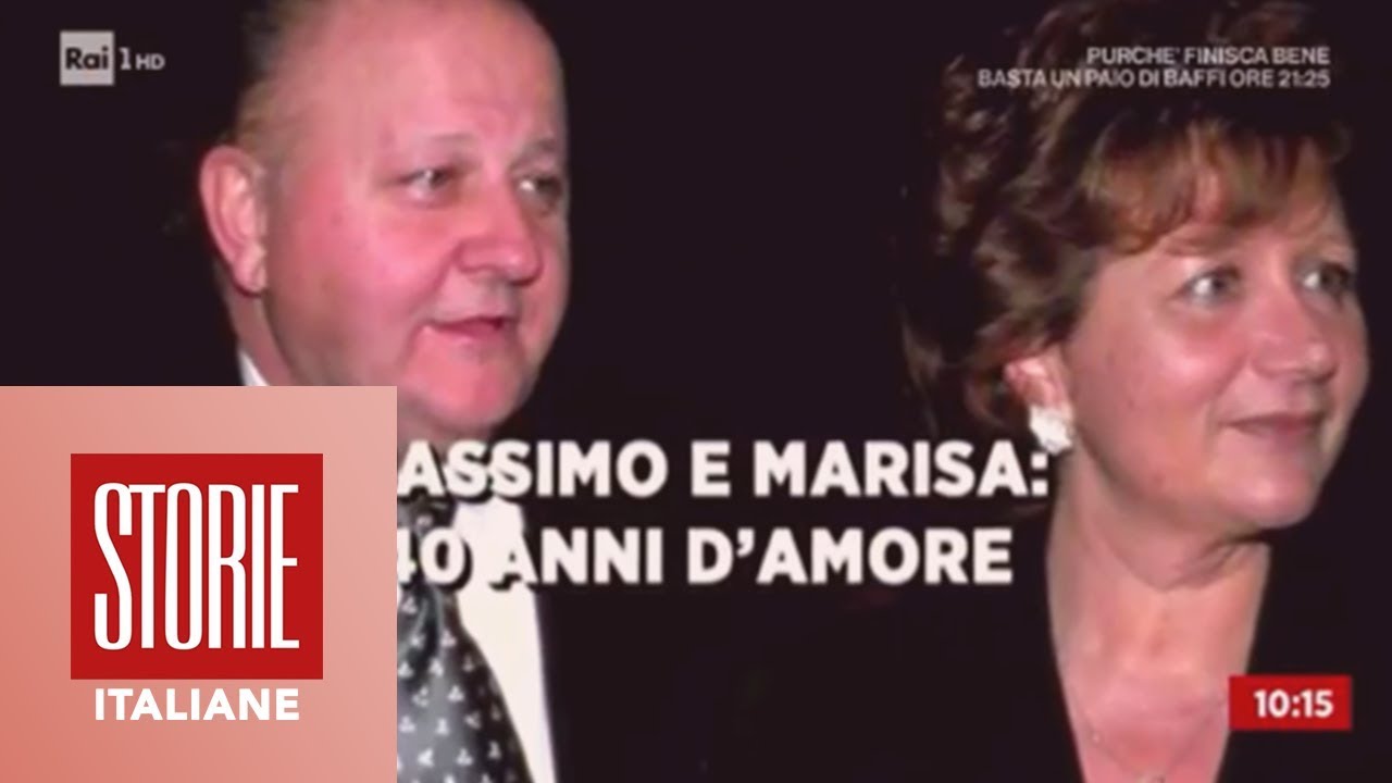 Massimo Boldi e Marisa: 40 anni d'amore - Storie italiane 02/01/2019