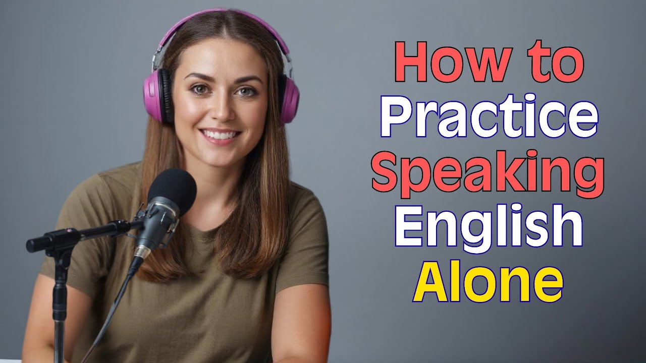 How to Practice English Speaking Alone; Boost Your English Fluency Now