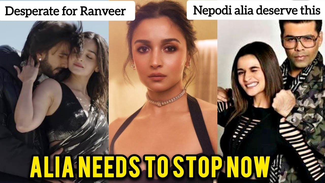 ALIA BHATT MANIPULATION GAME FAILED?SHE NEEDS TO CHILL NOW!