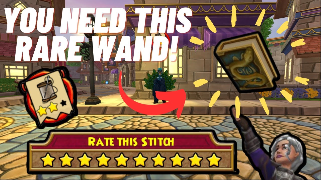 Wizard101| This RARE Book Wand Is A MUST For Your Next Stitch!