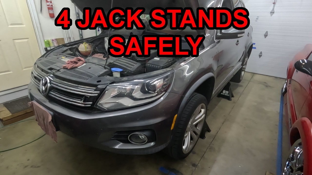 2014 VW Tiguan Jacking Points – How to Safely Lift & Support on 4 Jack Stands