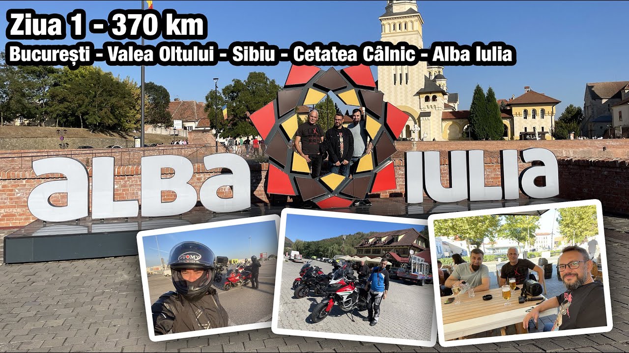 Day 1 &ndash; 7 Days Moto Tour in Romania Begins | Bucharest &rarr; Alba Iulia [POV Ride & eng CC]
