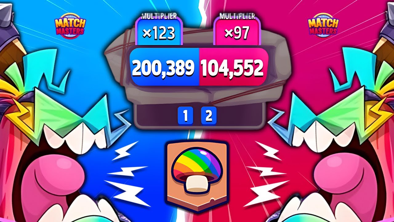 MIGHTY MUSHROOMS PVP RECORD! SCORING +200k POINTS in ONE GAME | Match Masters