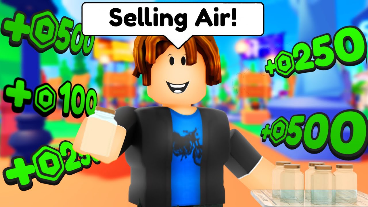 Я заработал Robux, продавая AIR. Пожалуйста, пожертвуйте...