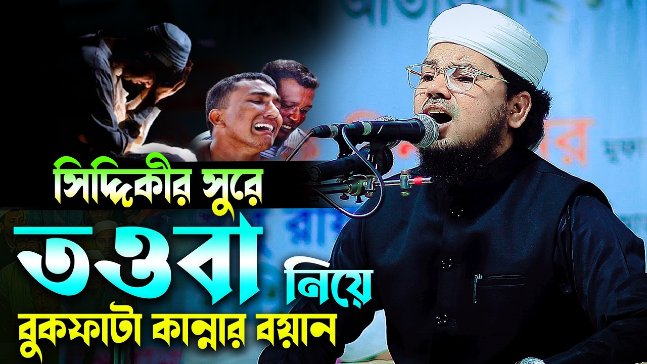 সিদ্দিকীর সুরে’ তওবা নিয়ে বুকফাটা কান্নার বয়ান😢 মুফতি অলিউল্লাহ খান সিদ্দিকী 01886260144
