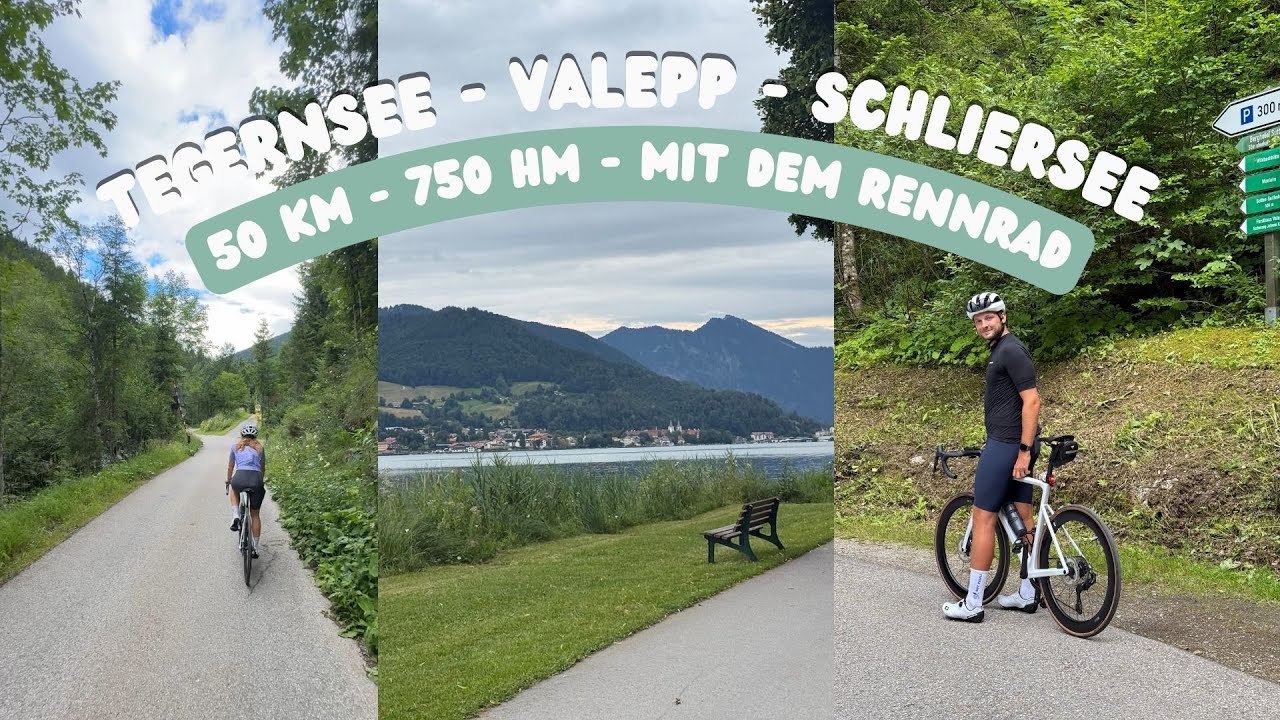 Rennrad Tour: Tegernsee - Valepp - Schliersee (50km, 800 HM)