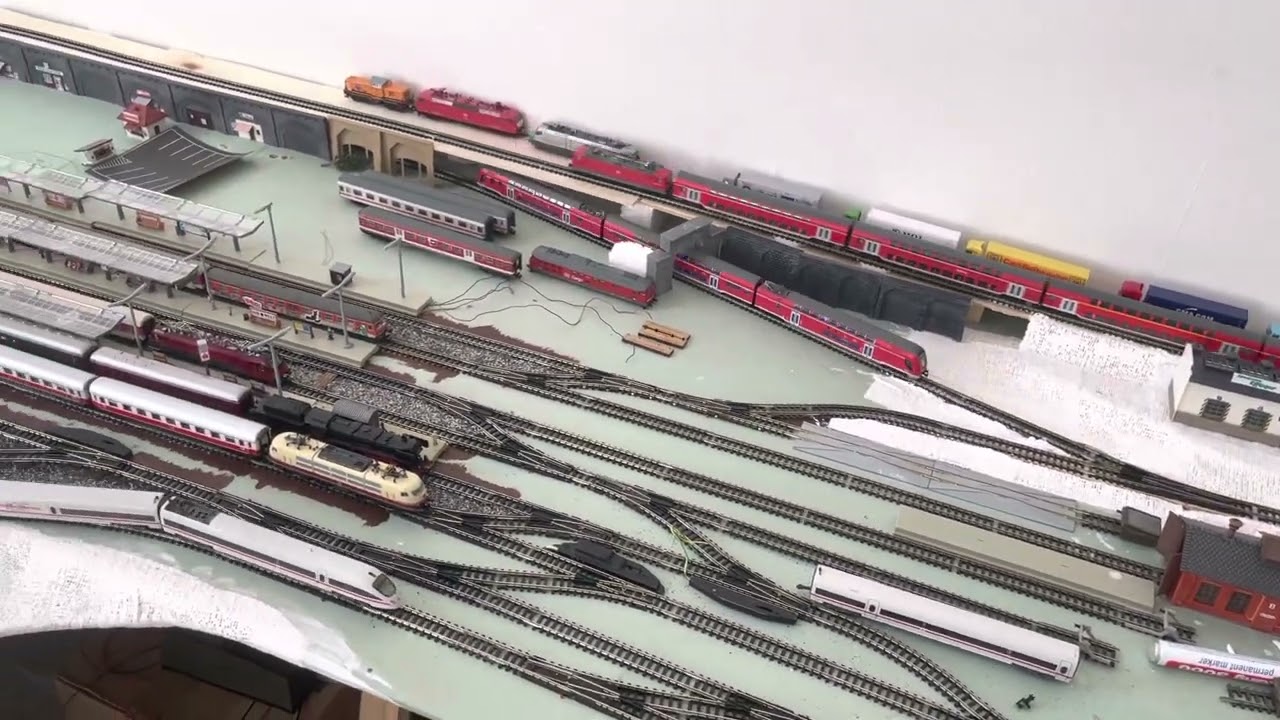 Meine Modellbahn - Spur N Testrunden/Gleisf&uuml;hrung