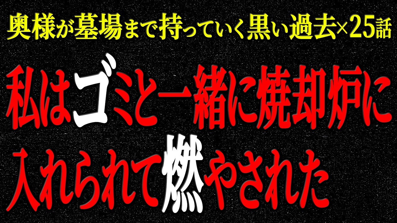 【2chヒトコワ】奥様が墓場まで持っていく黒い過去（短編集42）【人怖】【睡眠】【作業用】
