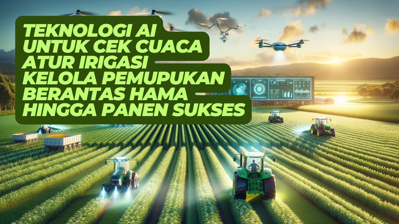 Teknologi AI untuk Pertanian. Bisa Rekayasa Cuaca, Atur Irigasi, Kelola Pemupukan, & Berantas Hama