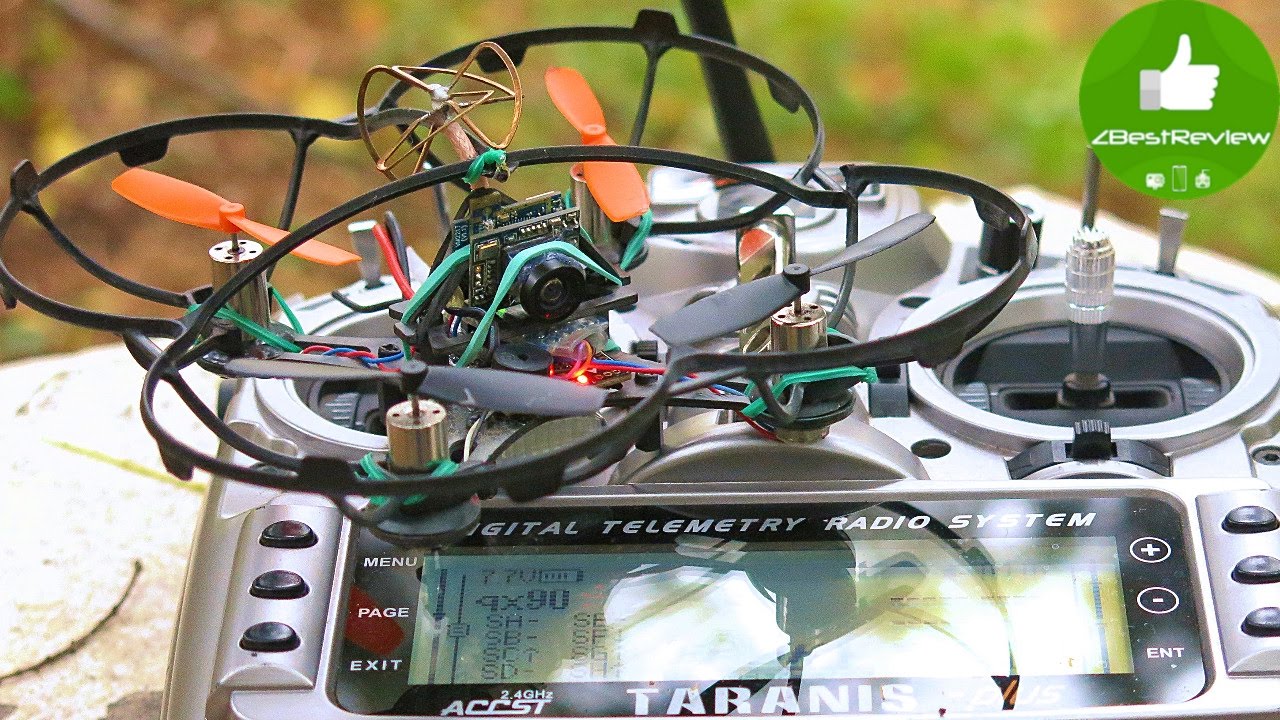 ✔ Eachine QX90 - Horror in Abandoned Building Flight! Banggood