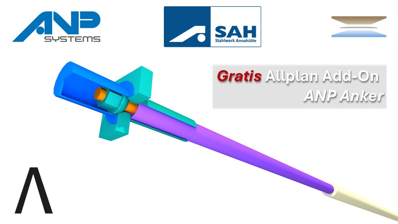 NEU: Kostenloses Allplan Add-On für Verankerung 💥 | ANP-Systems CAD-Erweiterung jetzt testen!