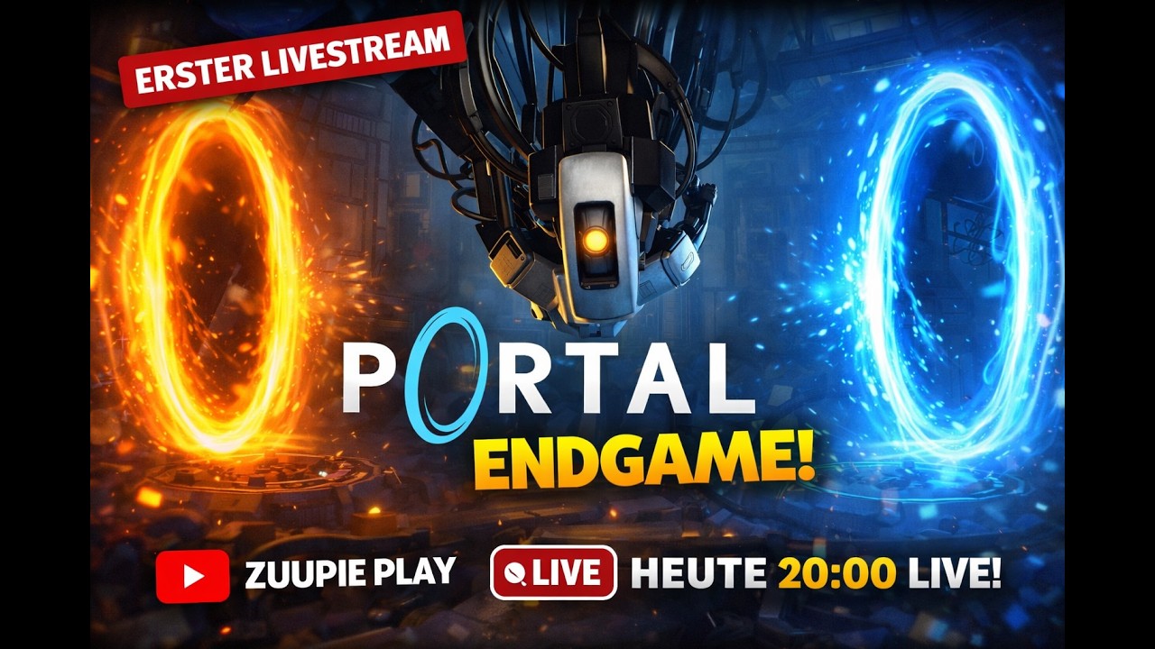 🔴 Das epische Ende von Portal 2 🔥 - LIVE mit Triple XXX