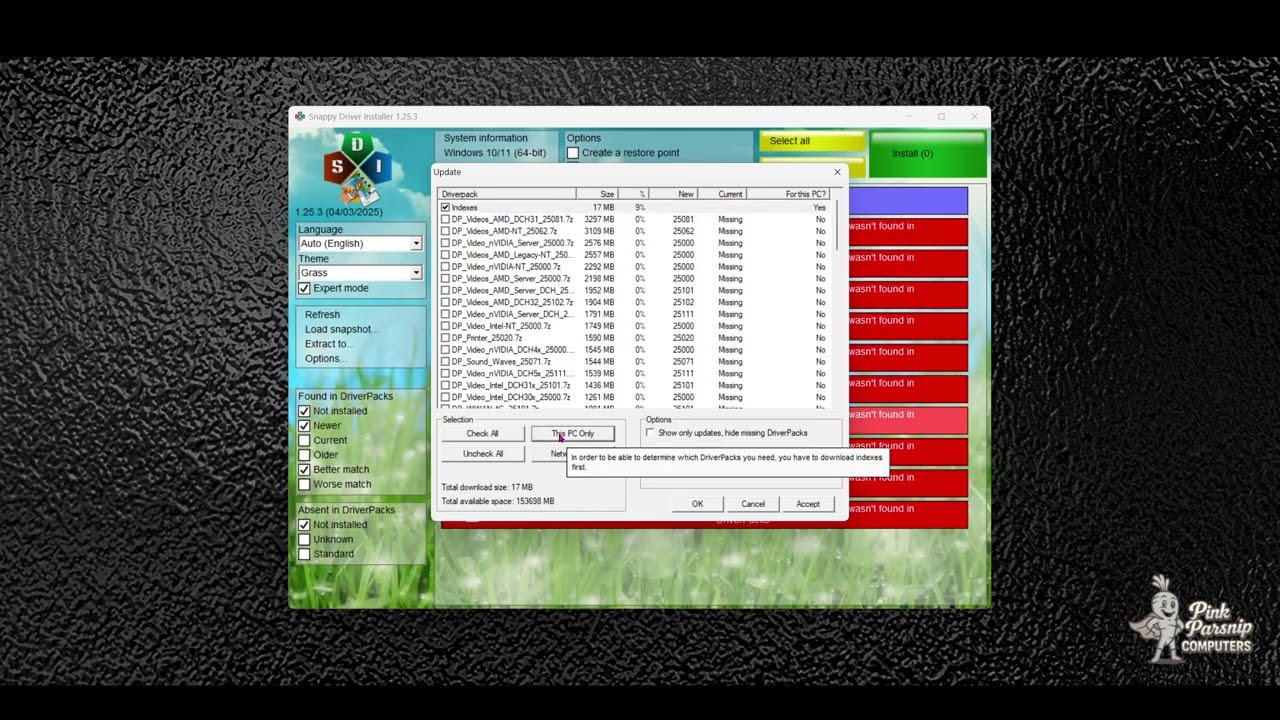 ⚙️ Fix Missing Drivers FAST with Snappy Driver Installer | Step-by-Step Tutorial 2025