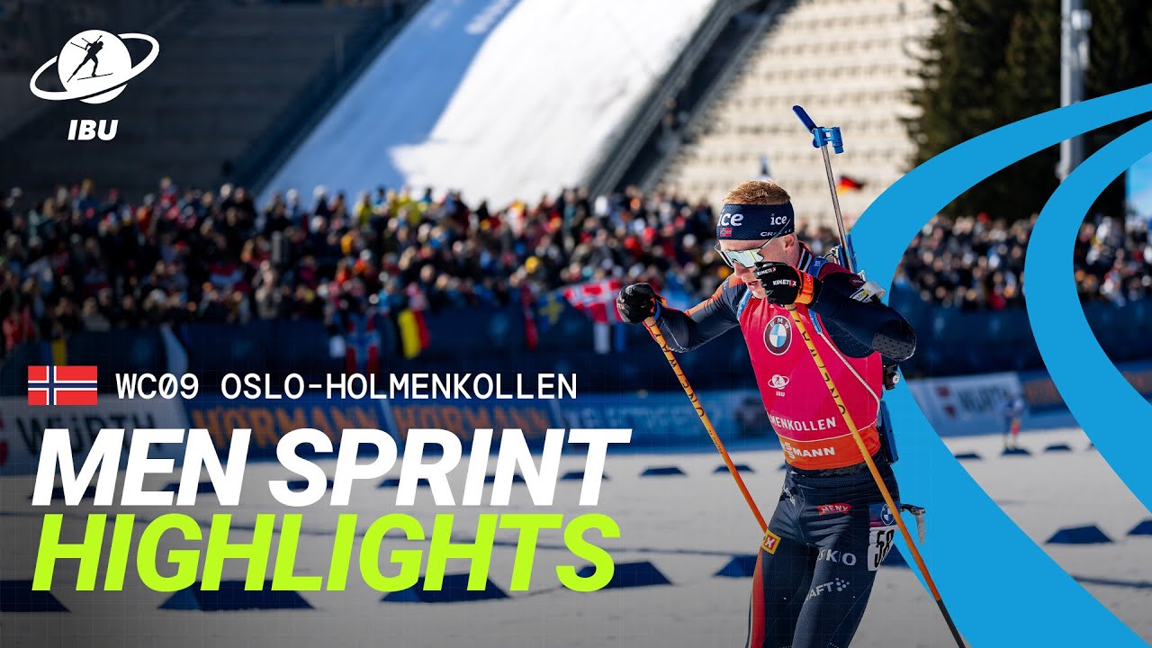 World Cup 24/25 Oslo Holmenkollen: Johannes Thingnes Boe Wins Men Sprint but Sturla stays in Yellow
