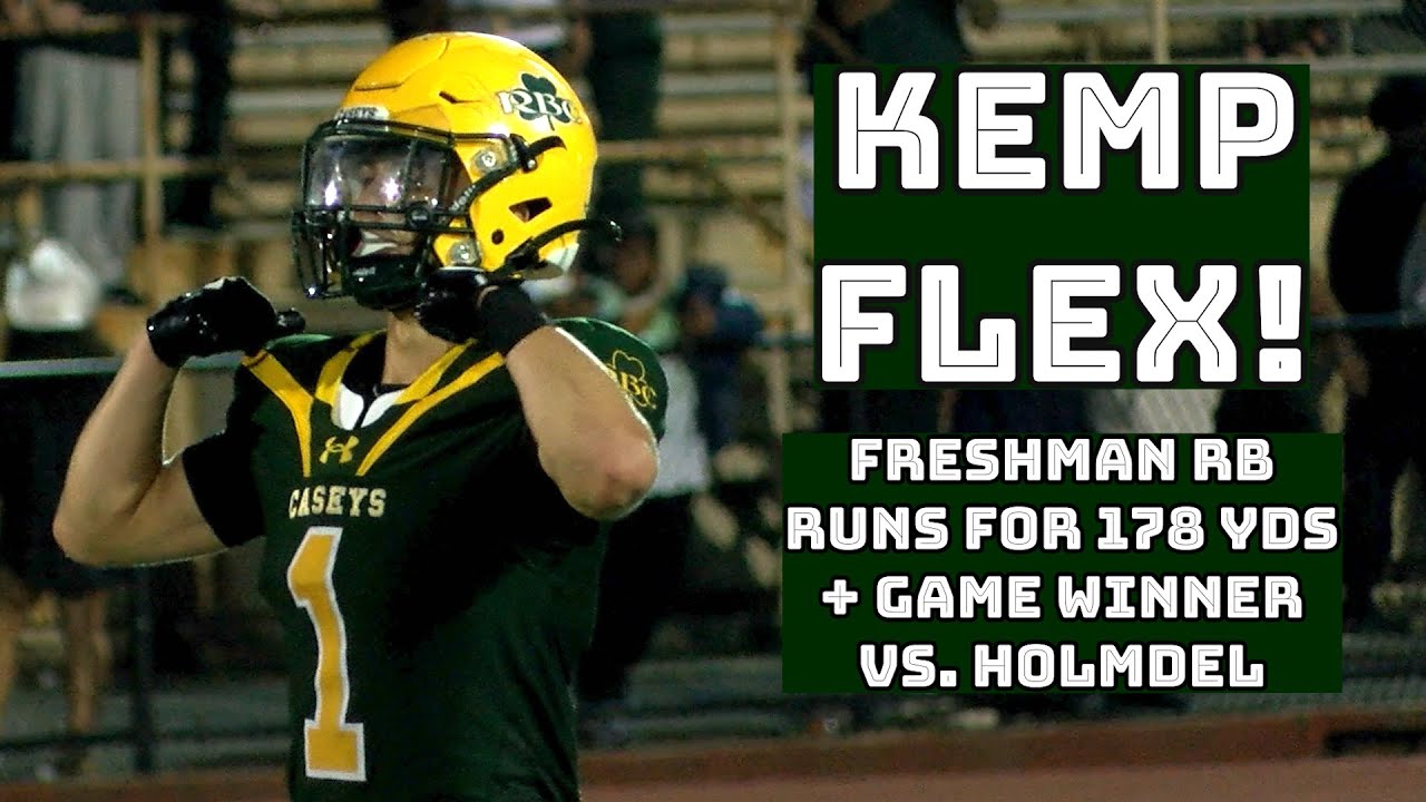 Red Bank Catholic 29 Holmdel 28 | Лучшие моменты 4-й недели | Гейб Кемп набрал 178 ярдов и забил ...