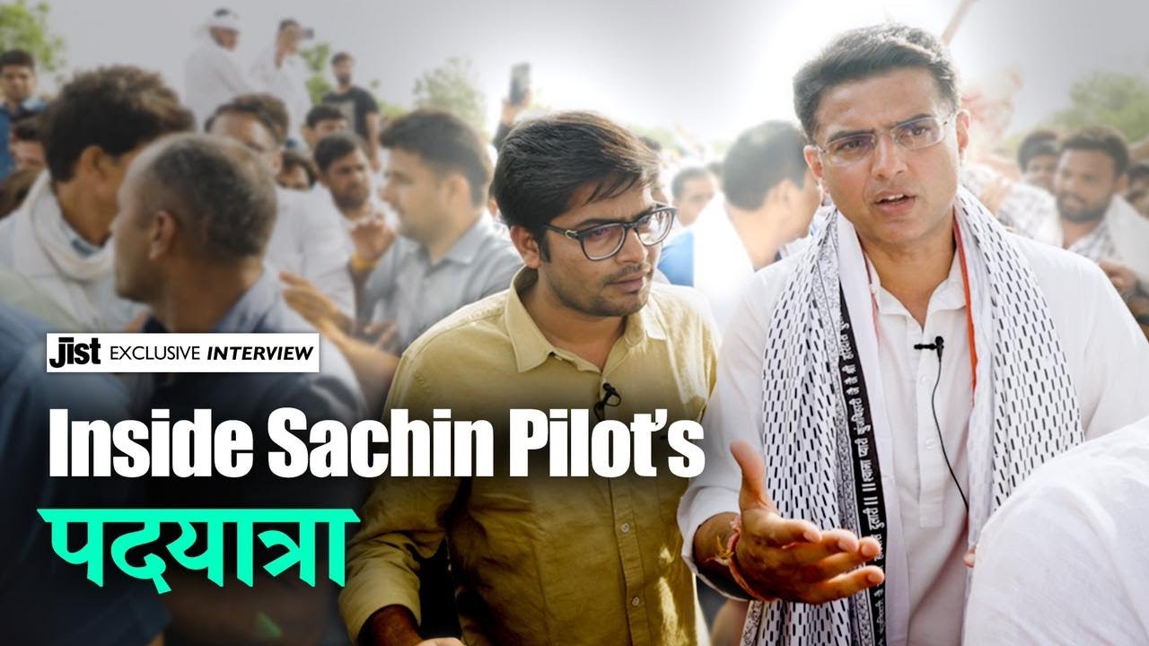 I Spent A Day At Sachin Pilot's Padyatra Ft. Anil Sharda | Jist Exclusive