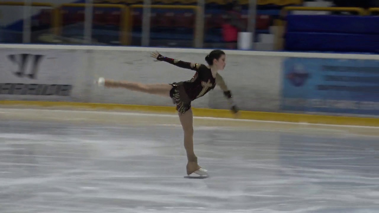 Marina Nikolova -National Championship 29.11 - 01.12.2019 -Free skating - Advanced Novice Gils