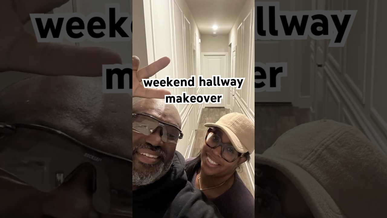 DIY Chair Rail Hallway Transformation