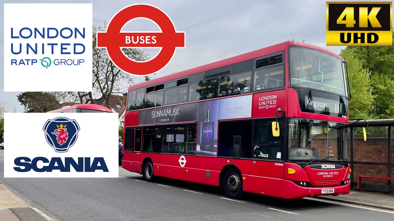 [London United: 111 Heathrow Airport to Hounslow; Kingston] Scania OMNICity N230UD (SP40046/YT09BNA)