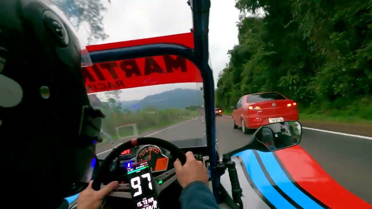 kart1000cc ROLE INSANO NA ESTRADA...