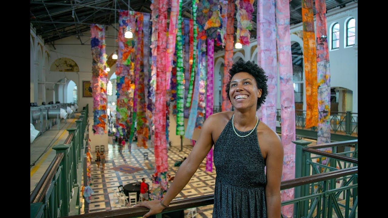 Smithsonian Arts and Industries Building - Site-specific Installation by Maya Freelon