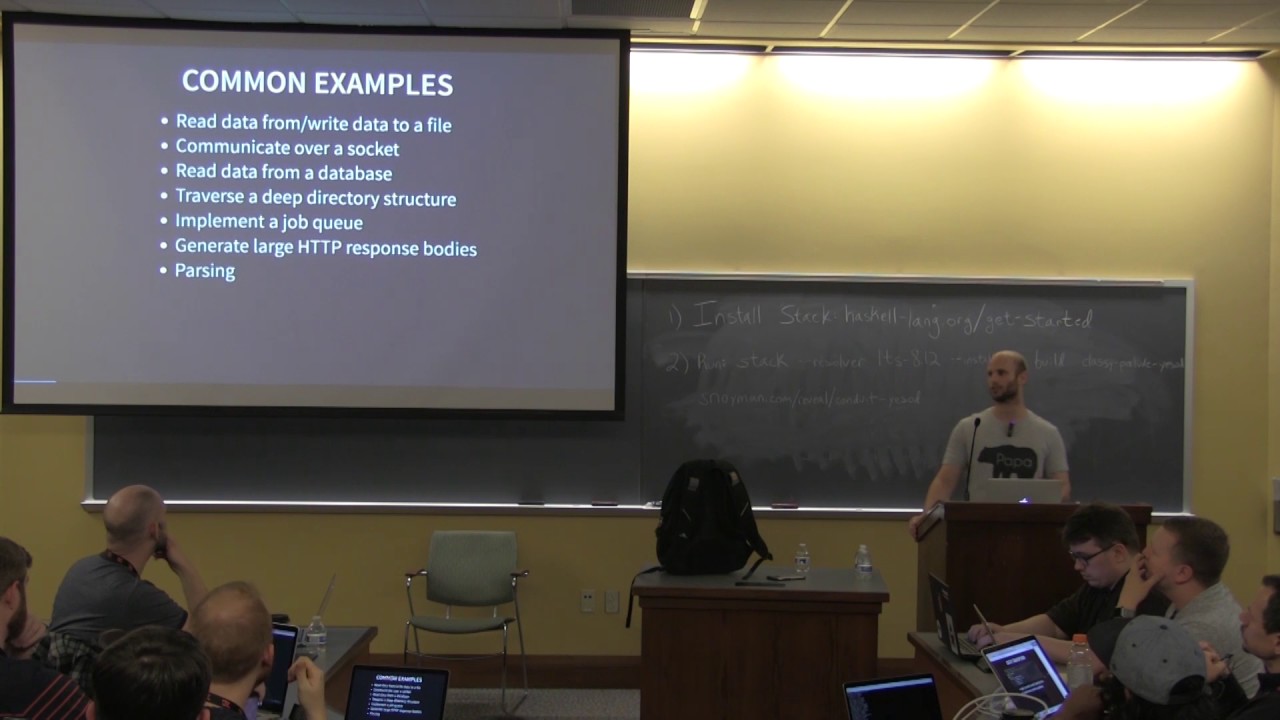 Michael Snoyman - Web Programming and Streaming Data in Haskell - Part 1 of 2 - λC 2017