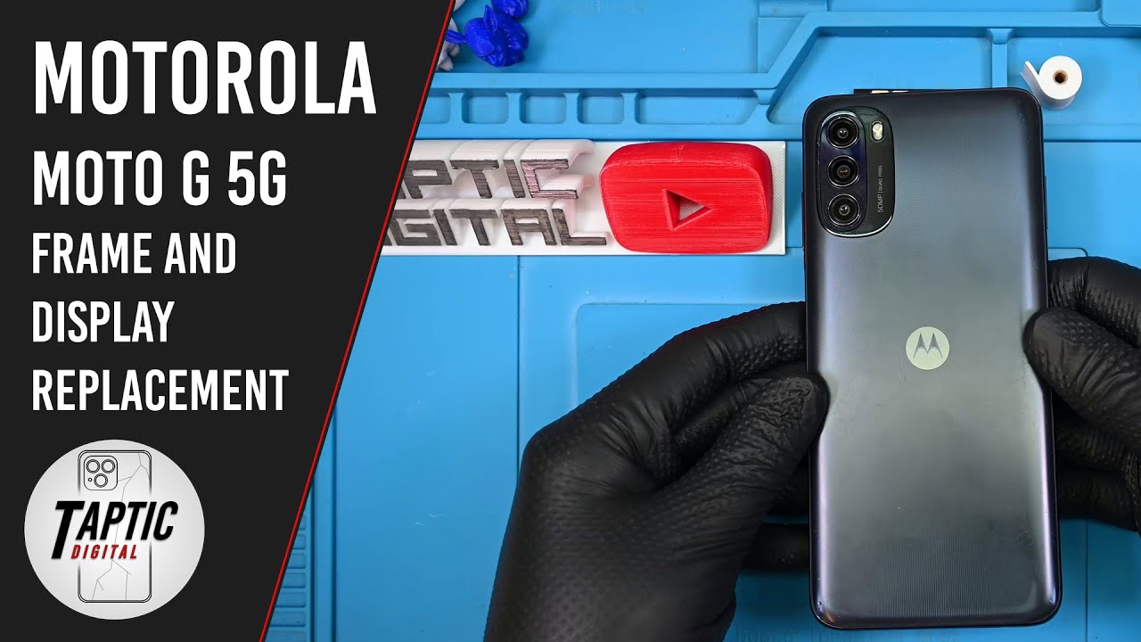 Разборка Motorola Moto G 5G (2022) и замена рамки дисплея
