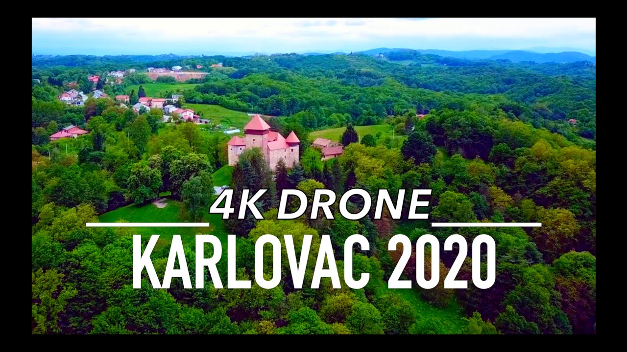 KARLOVAC Drone 4K Hrvatska Croatia Kroatien Kroatie