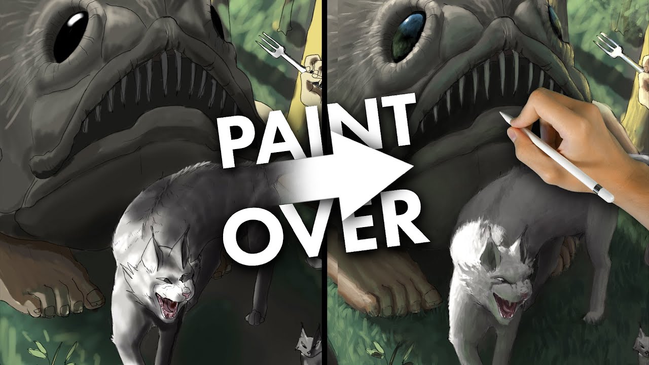 Painting Reflected Light: Paintover Lesson
