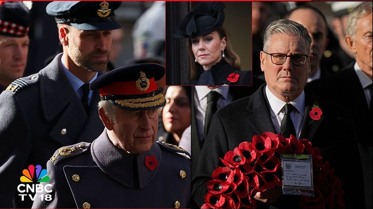 Remembrance Sunday ceremony in London: King Charles Leads Remembrance Day Service at The Cenotaph
