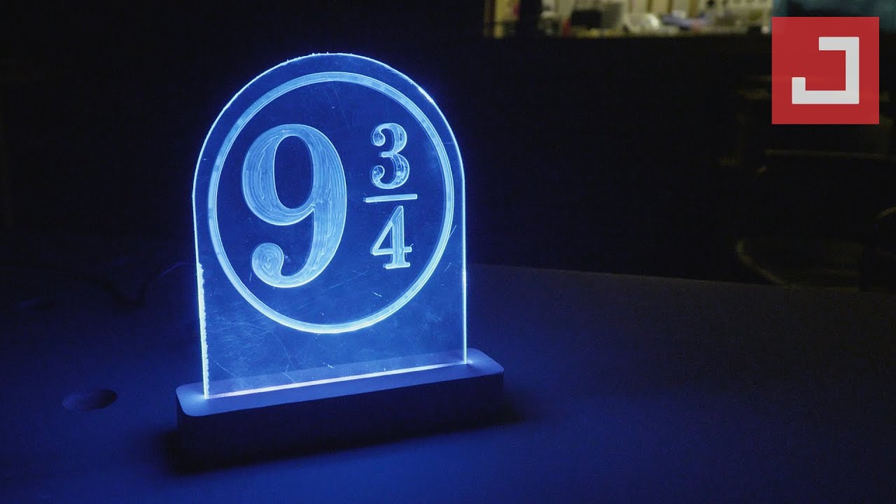 Fabrication d'une lampe LED, avec gravure acrylique à la CNC !
