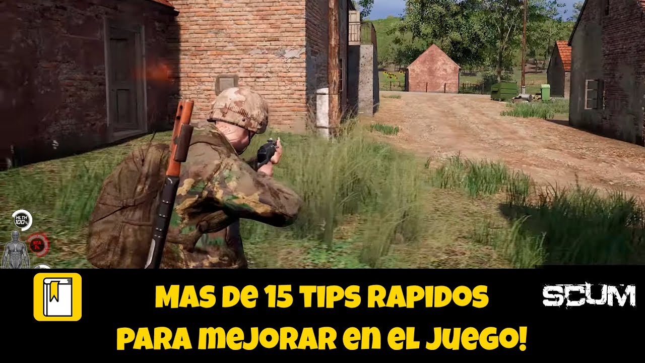 Guía Tips rápidos para mejorar en Scum y cosas que quizá no sepas!
